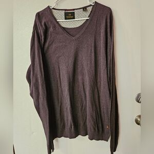 Scotch & Soda Purple V-Neck Sweater